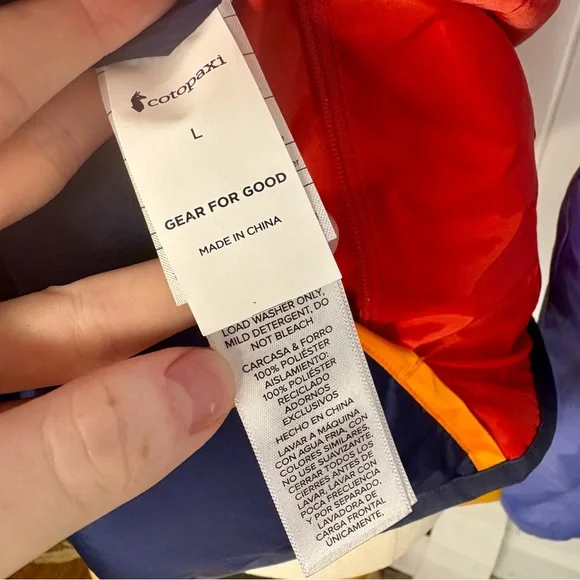 Cotopaxi Teca Caldido Hooded Jacket Purple Full Zip Outdoor Women’s Size Large - Picture 9 of 11